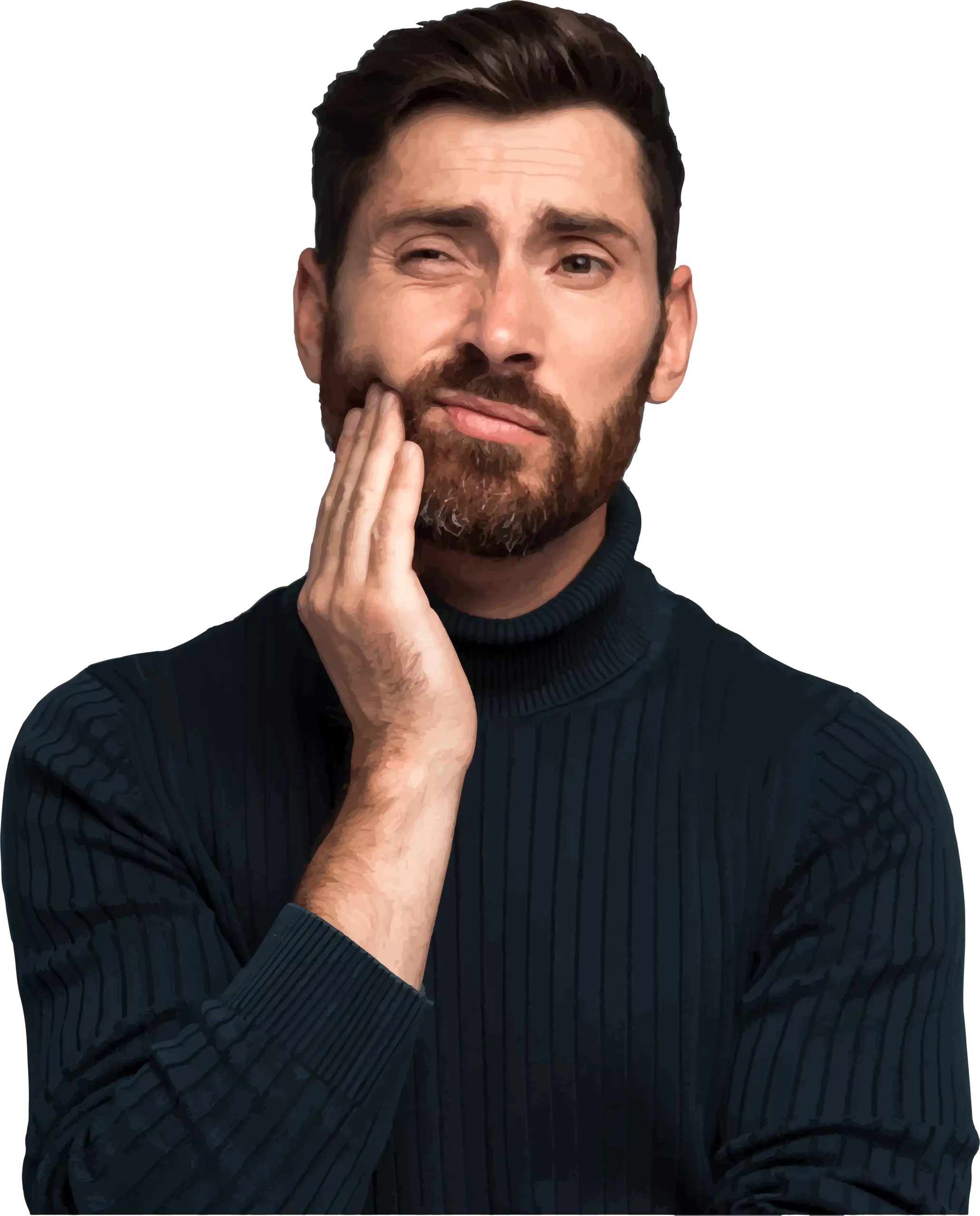 Man with Jaw Pain Man with Jaw Pain